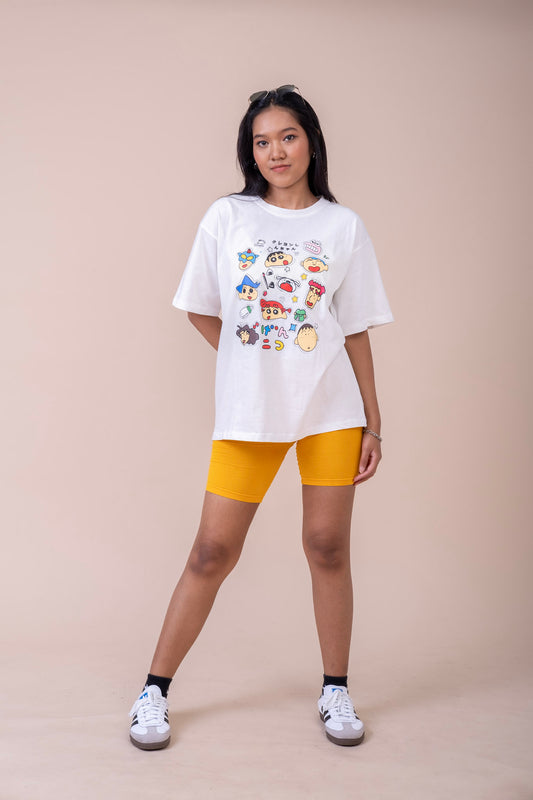 SINCHAN ROUND NECK T-SHIRT