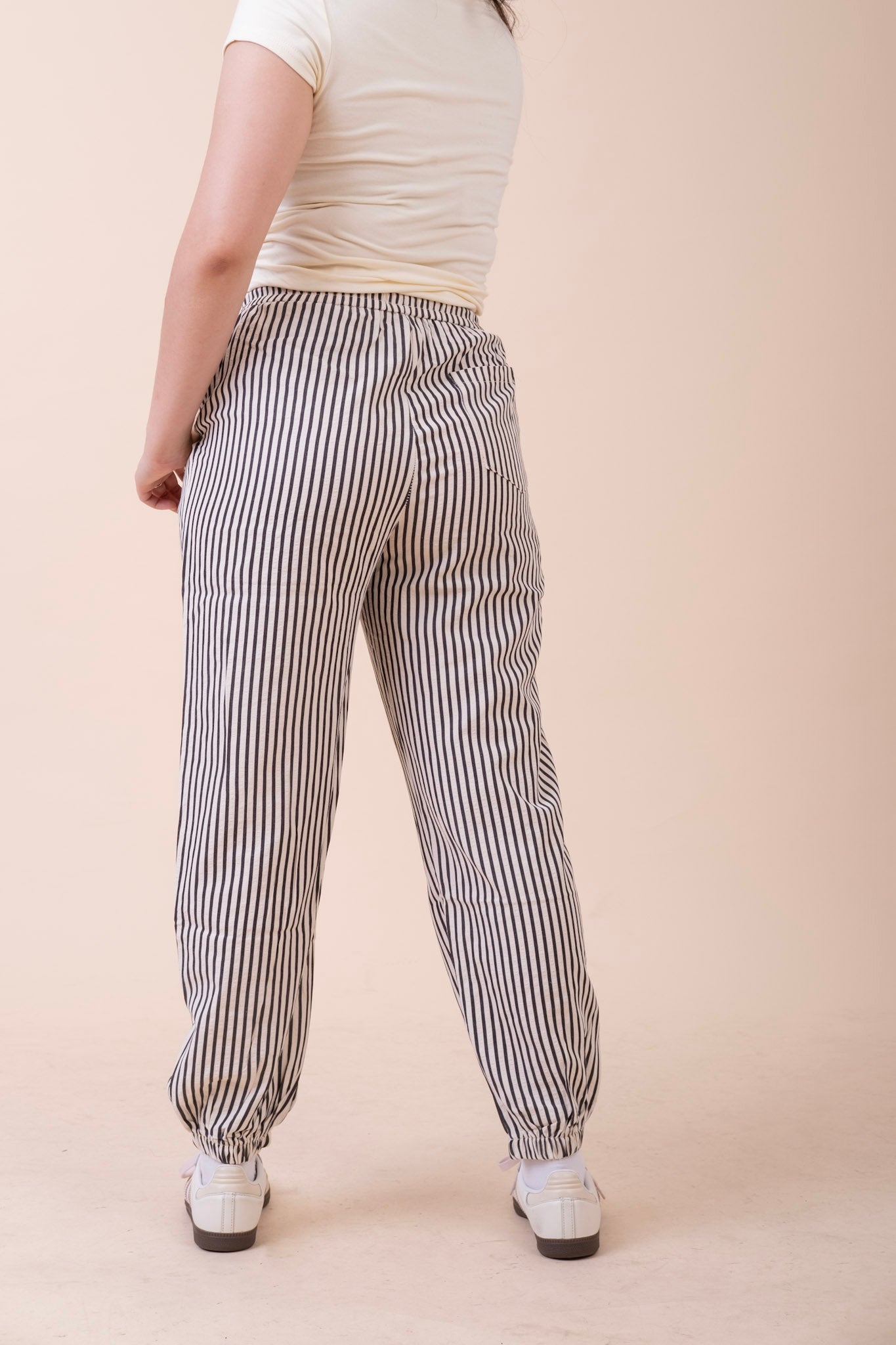STRIPED PARACHUTE PANTS