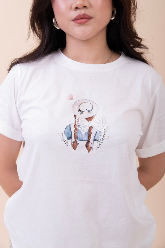 ROUND NECK WHITE T-SHIRT