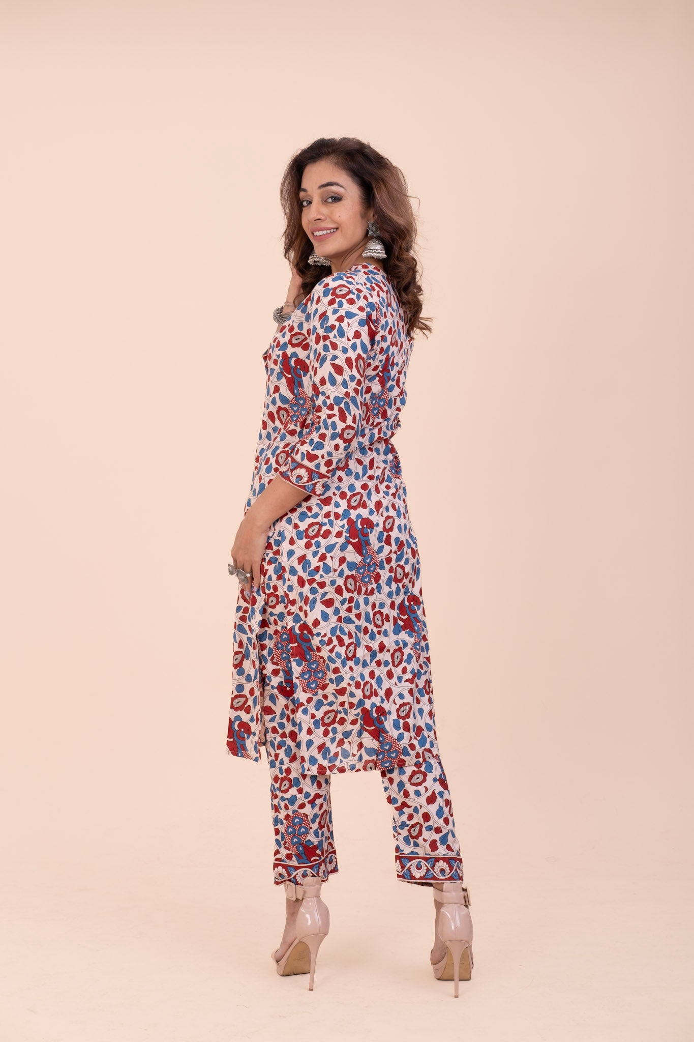 Bagru Cotton Kurta Set