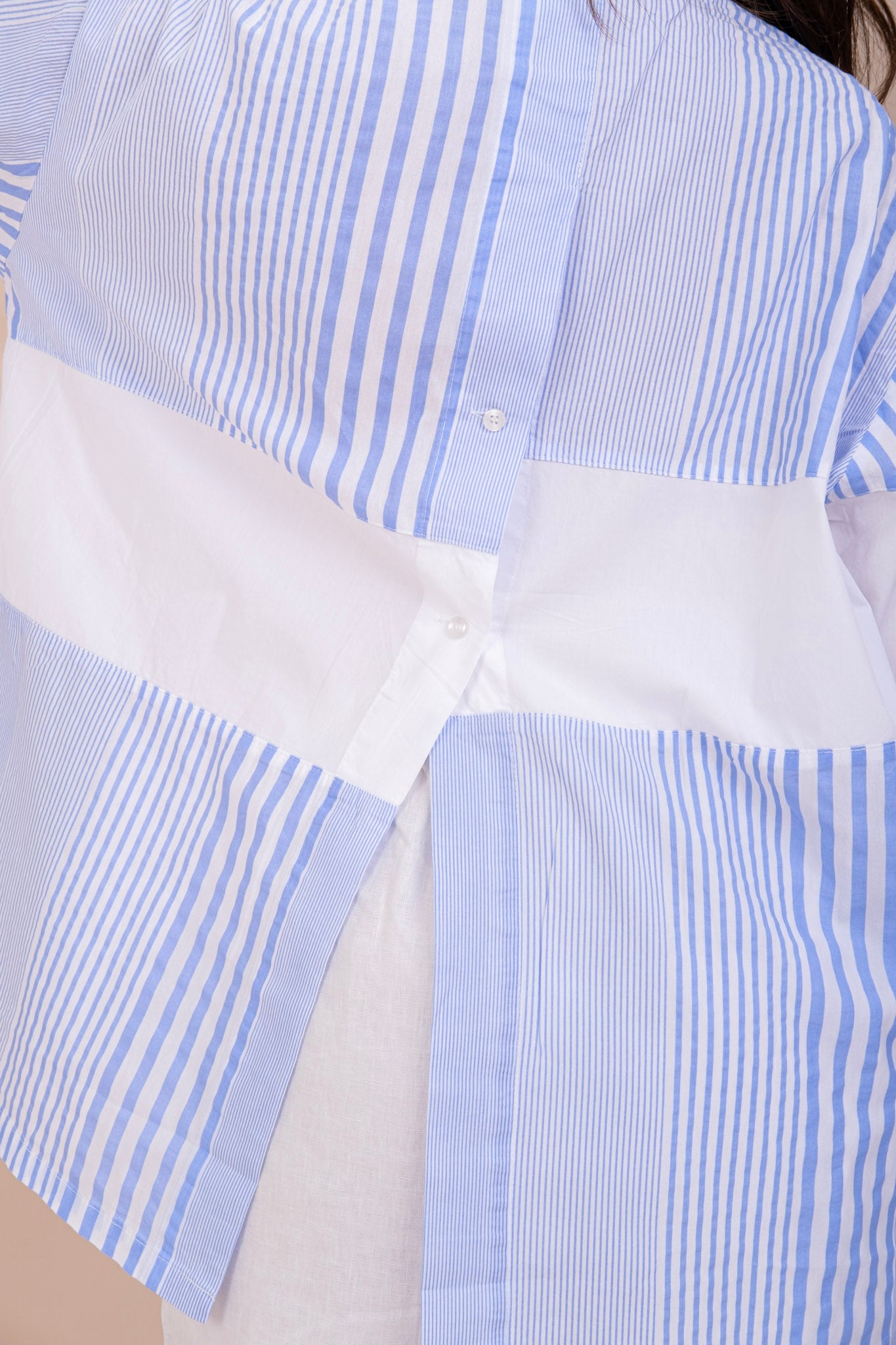 ASYMMETRIC BUTTON-UP SHIRT