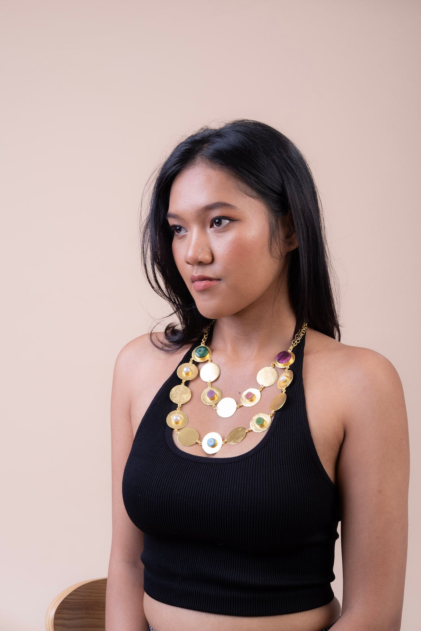 DEVI BOHO GOLD NECKLACE