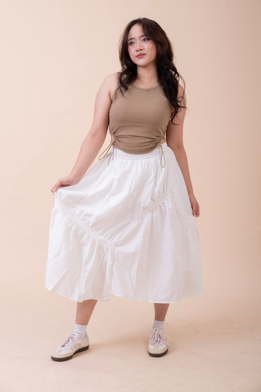 KOREAN ASYMMITRIC SKIRT