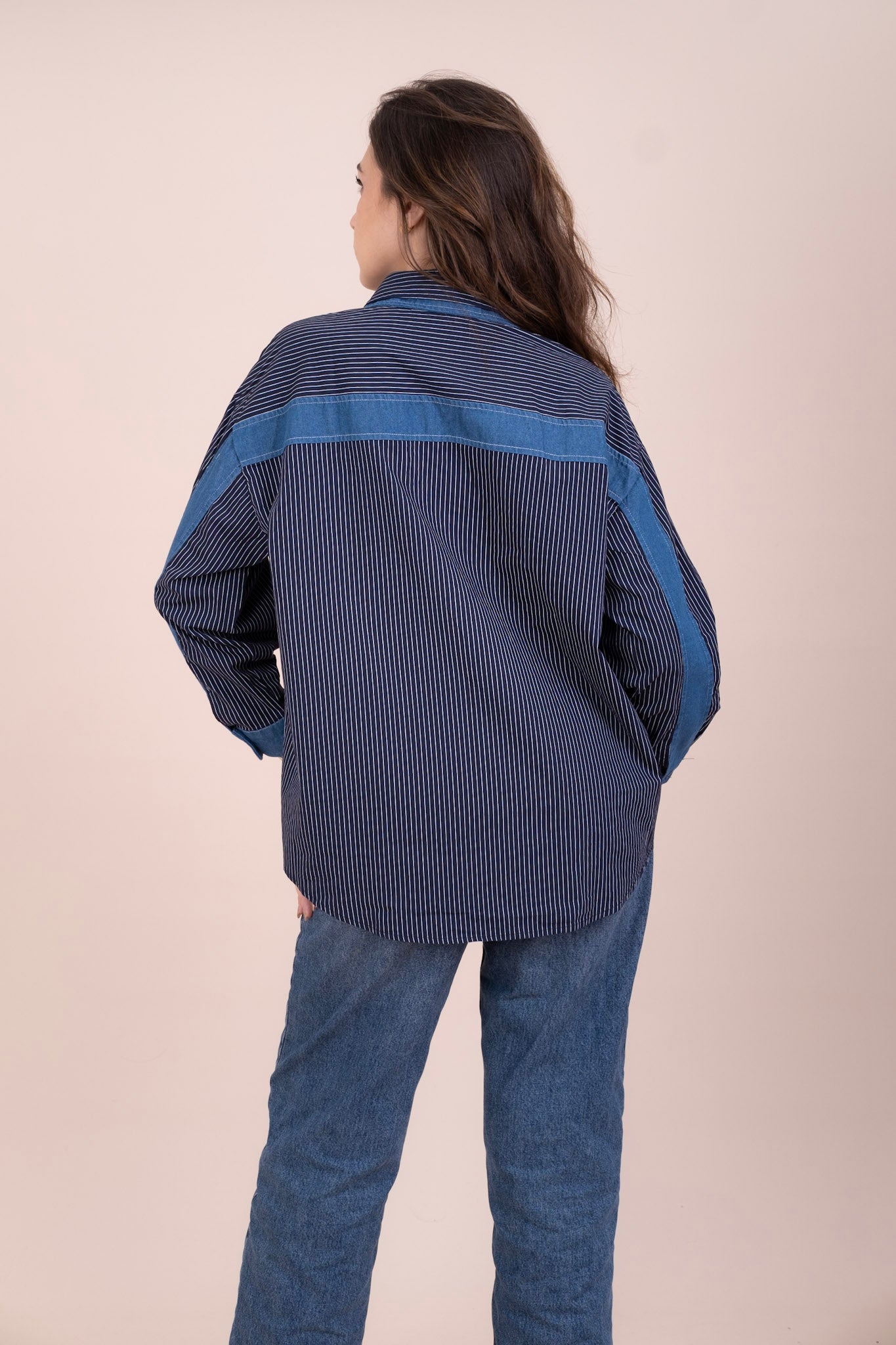 DENIM SHIFT - BUTTON-UP SHIRT