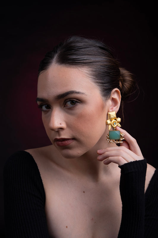 MANSOON MORA DROPDOWN EARRINGS