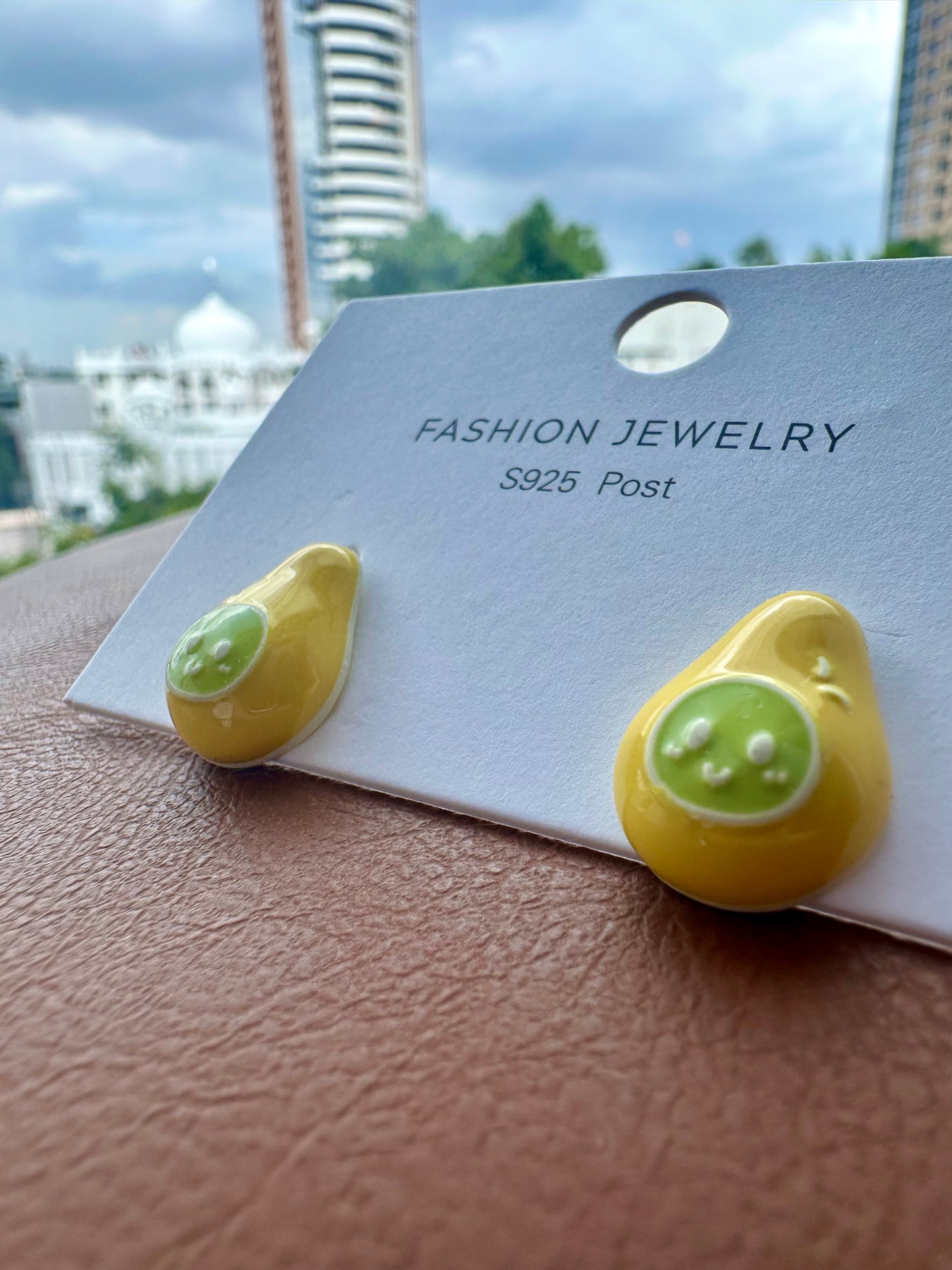 QUIRKY PEAR EARRINGS