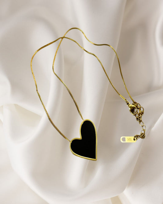 Korean Style Heart Pendant Necklace