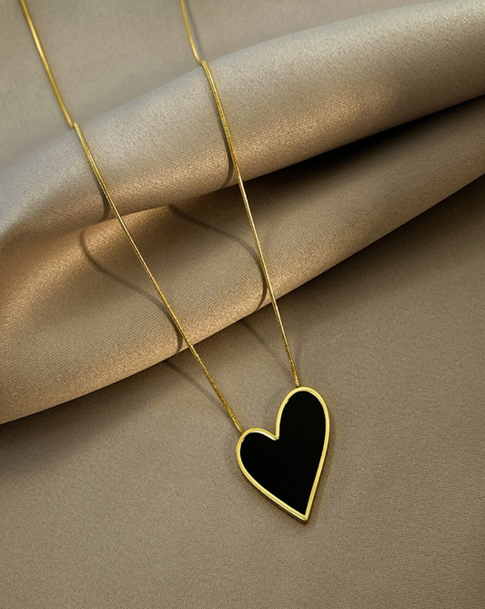 Korean Style Heart Pendant Necklace