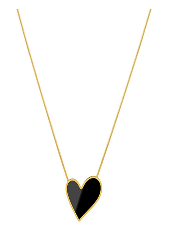 Korean Style Heart Pendant Necklace